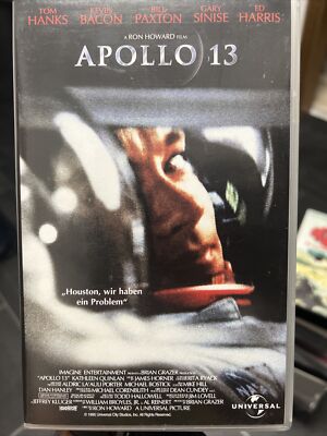APOLLO 13 Tom Hanks & Kevin Bacon VHS Video Kassette FSK12