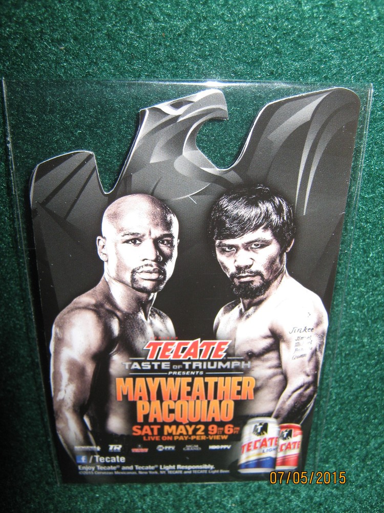 (2) 2015 Mayweather vs. Pacquiao 