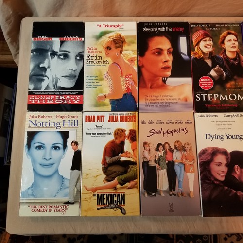Julia Roberts VHS Video Lot The Mexican Steel Magnolias Erin Brockovich Stepmom - Picture 17 of 18