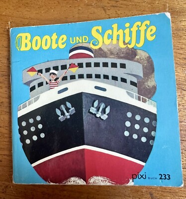 Pixi alt 233 Boote und Schiffe Buch 70s 80s Carlsen Verlag Hamburg