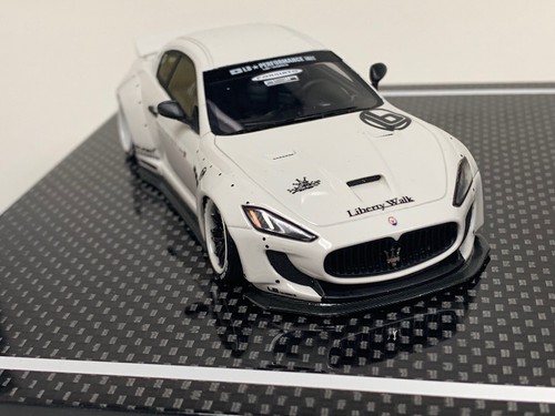1/43 AB Models Maserati Granturismo Liberty Walk LB Performance Juego de 3 coches blanco - Imagen 2 de 11