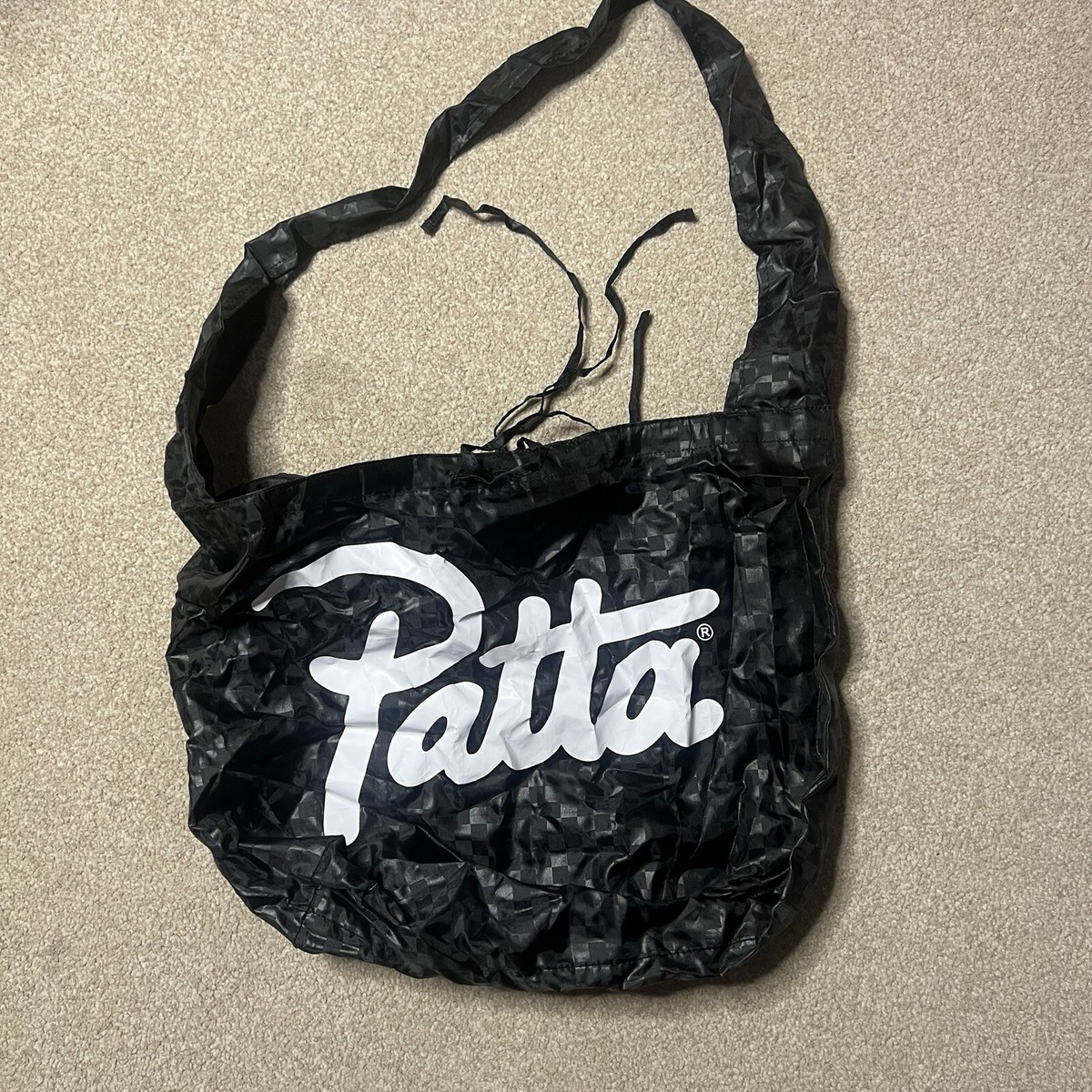 Patta Alyx Black Packable Tote Bag