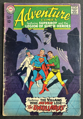 Adventure Comics #361 1967 DC Jim Shooter Curt Swan Cover VG/F