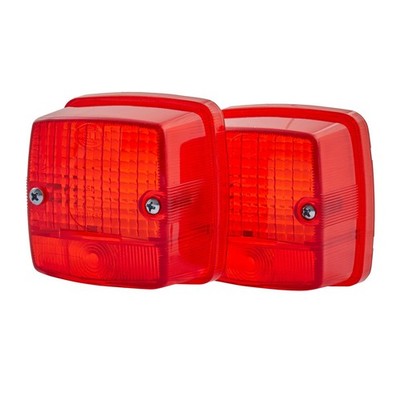 2 Lichtscheiben Rückleuchte rechts HELLA für u.a. MASSEY FERGUSON