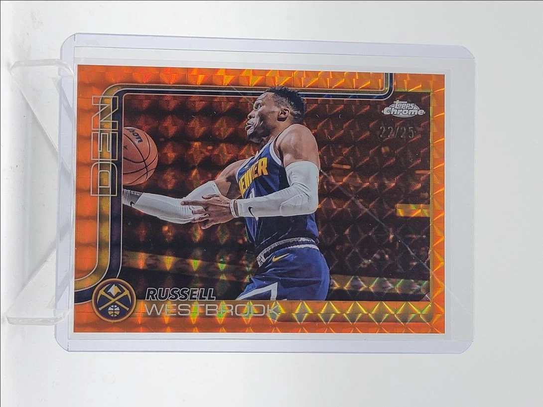 Topps Russell Westbrook Basketball Serial Numbered Sports Trading
