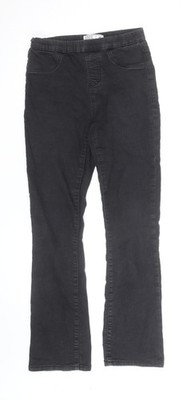 Marks and Spencer Damen Schwarz Bootcut Jeans Größe 10 Stretch Denim