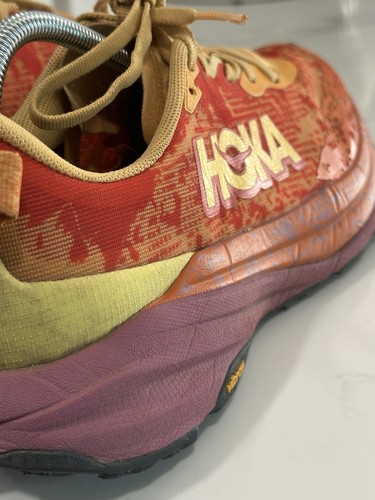 Hoka Speedgoat 6 Women's Stellar Grey/Astroid Hiking Trail Running Sz 10.5 D - Picture 5 of 16