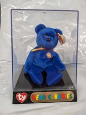 TY Original Retired 1998 Beanie Baby Clubby The Bear Rare