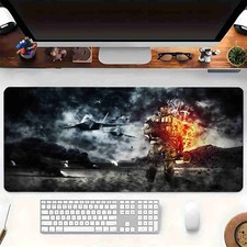 40 90cm1pc Battlefield Gaming Mouse Pad  Desk Mat - Large Rectangular Non-Slip