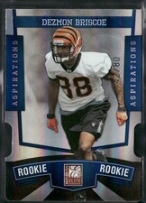 2010 Donruss Elite Dezmon Briscoe #138 Aspirations RC 42/80