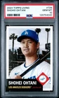 2024 Topps Living Set 🔥SHOHEI OHTANI🔥 1st Dodger Card PSA 10 💎 Gem Mint