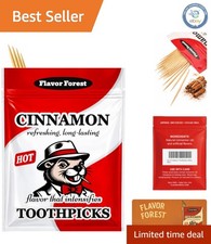 Intense Hot Cinnamon Toothpicks - 200ct Sugar-Free Freshening Delight