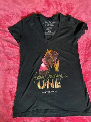 Michael Jackson ONE Cirque du Soleil Ladies XS Black V-Neck T-Shirt - product listing photo