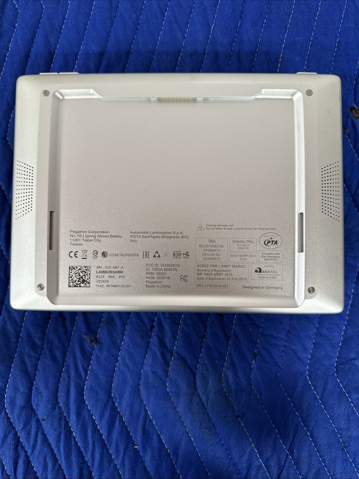 Lamborghini Urus Visual Display LED Monitor Rear Screen Tablet 4ML919607A