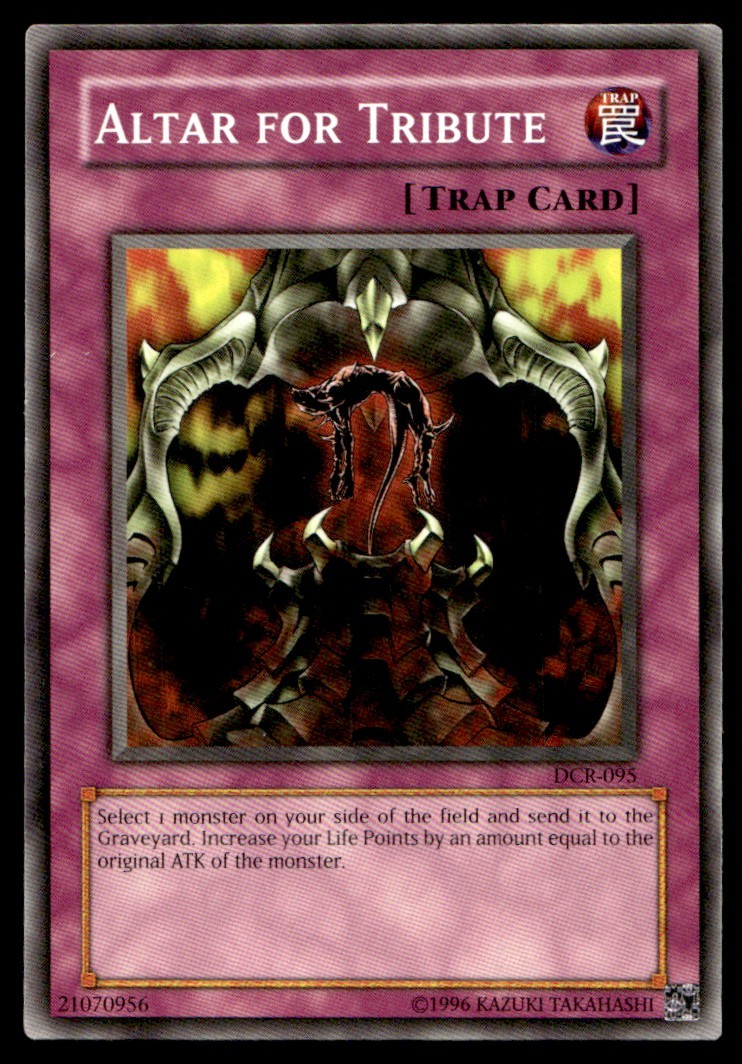 Altar for Tribute Dark Crisis DCR-095 MP YuGiOh TCG | Buy 10 Get 10 Free