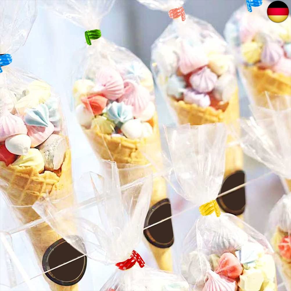 Ihaspoko 13×25cm Süßigkeiten Tüten, 100 Stück  Produktbild-Vorschau 5