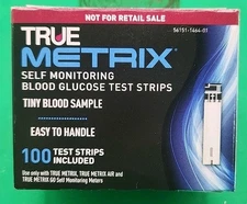 TRUE METRIX Blood Glucose Test Strips  100ct - Exp 11/21/2024 BRAND NEW 