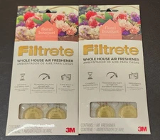 Lot Of 2 Filtrete Floral Bouquet Scent Whole House Air Freshener 
