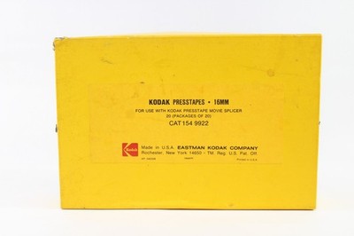 Kodak 16mm Splice Tape for 16mm Movie Film *7-Pks of 20 * 140-Splices Total