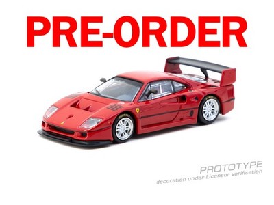 (Pre-order) Tarmac Works 1/64 Ferrari F40 GTE Red Diecast Model Car