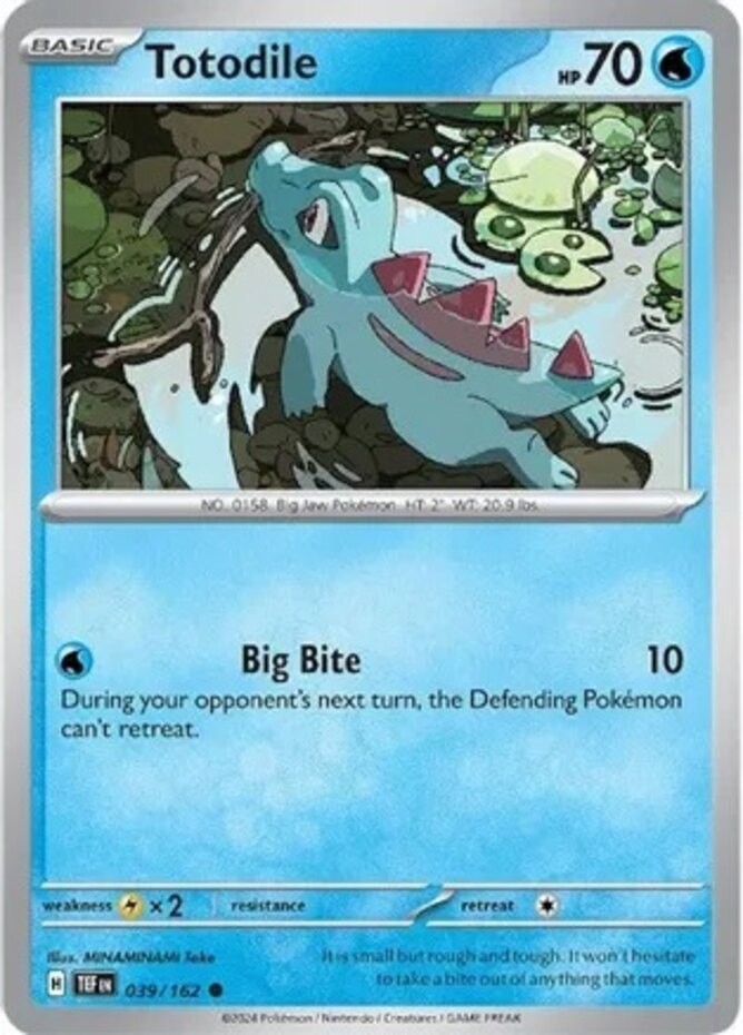Totodile - 039/162 - Common - Near Mint