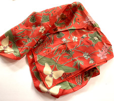 Vintage Vera Neumann Scarf 21.5' Square Rolled Edge EXCELLENT CONDITION