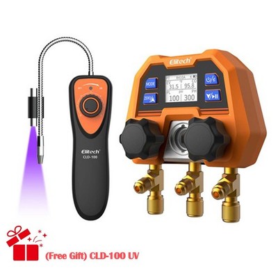 Elitech Digital Manifold Gauge App Control AC Pressure Gauges ARTEMIS DMG-4B