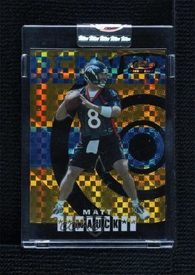 2004 Topps Finest Box Topper Gold X-Fractor 77/150 Matt Mauck #97 Rookie RC 7xr