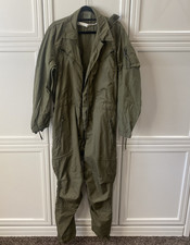 US Army CVC Combat Vehicle Crewmens MEDIUM Coveralls ARAMID Jump Suit GREEN