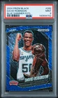 2024 Panini Prizm Black Basketball Blue Shimmer FOTL David Robinson #282