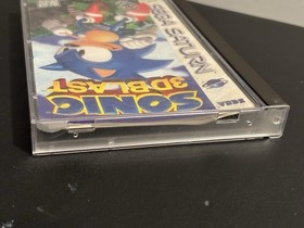 Sonic 3D Blast (Sega Saturn, 1996) CIB Complete with Reg Card Tested & Works!