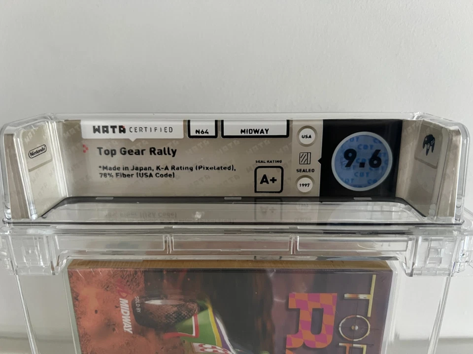 Top Gear Rally (Nintendo 64, N64) WATA 9.6 A+ New Sealed Graded CGC VGA PSA 1st! - Image 4 of 4