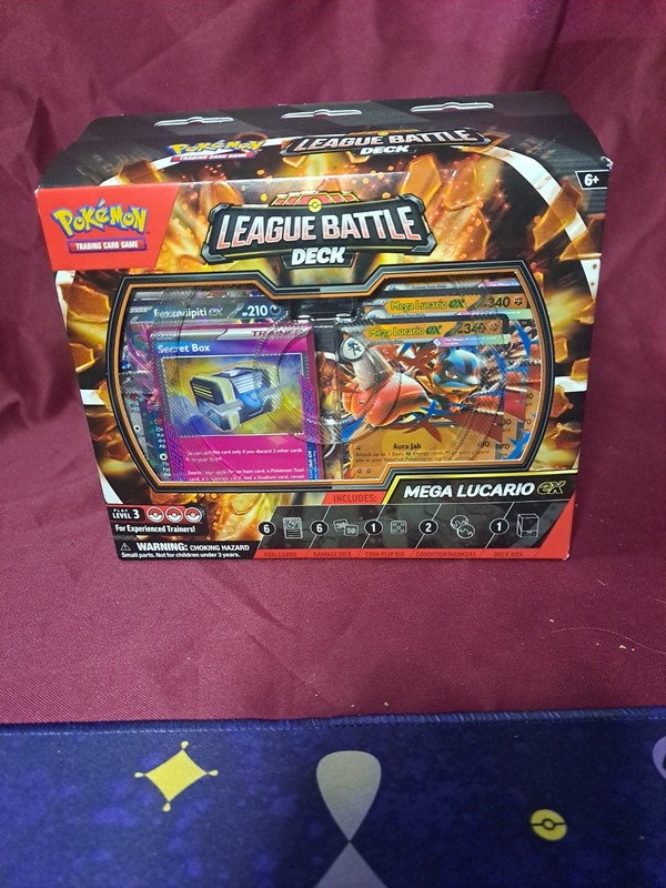 Pokémon Mega Lucario EX League Battle Deck Box New/Factory Sealed