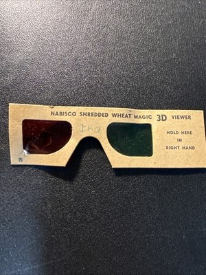 vintage Nabisco Shredded Wheat Magic 3D Viewer.