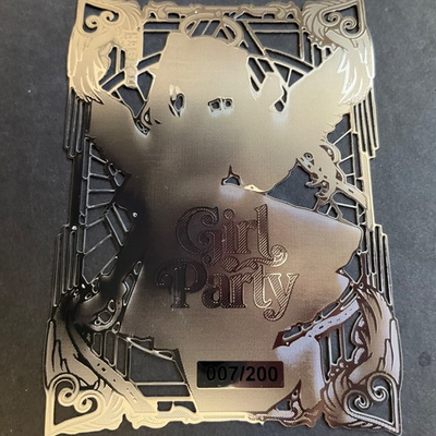 #ad Goddess Story Gold METAL Card Random Serial Number # 200 Frieren Angel Anime $13.49