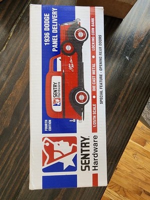 Sentry Hardware 1936 DODGE PANEL DELIVERY TRUCK Die Cast Bank NIB