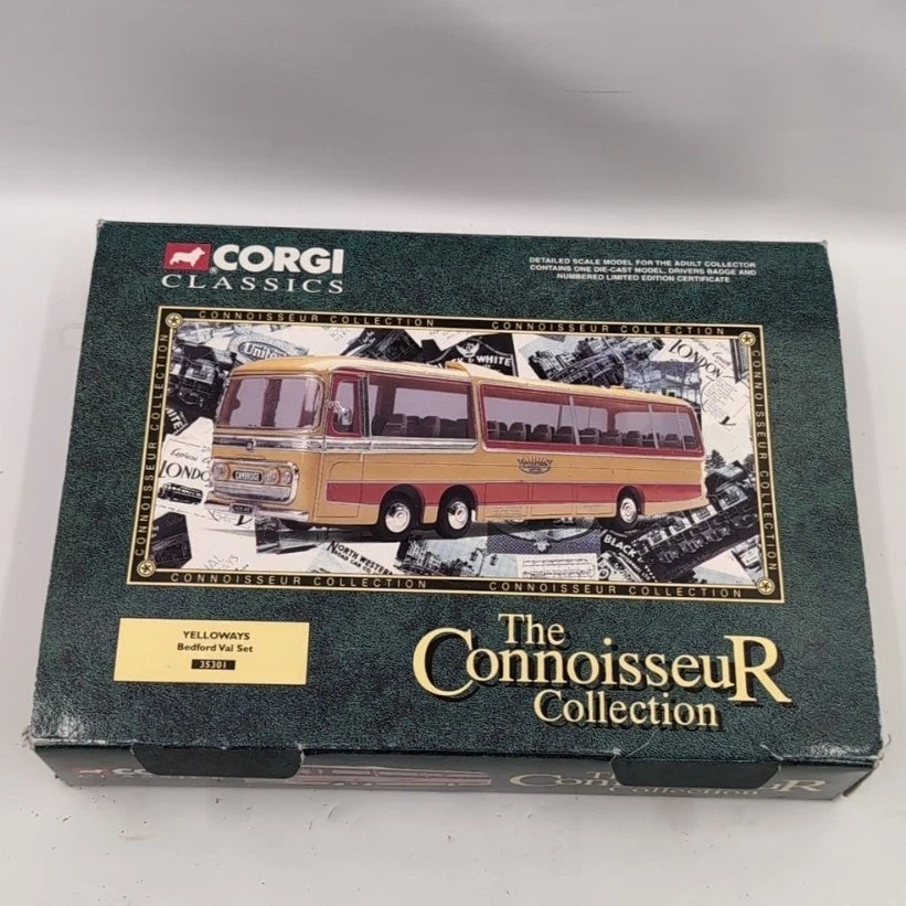 Corgi Classics 35301 Yelloways Bedford Val Bus Set 1:50 Scale - Image 2 of 2