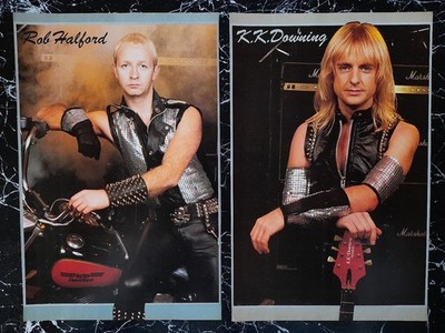 ROB HALFORD & K.K. DOWNING ( JUDAS PRIEST ) * 2 Teile =  je 30 x 19 * UK *  1983