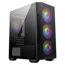 MSI MAG FORGE M100R Mini-Tower PC Case - Vetro temperato, Micro-ATX Mini-ITX, pa