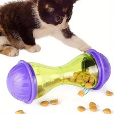 Interactive Pet Feeder Cat Toy Ball Food Dispensing Training Toy Interactive