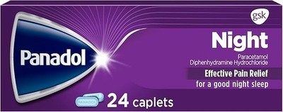 Panadol Panadol Night 24 Caplets   Pain & Sleep Support