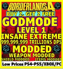 🔥BORDERLANDS 4✨WEAPONS & GEAR, ITEMS MODDED ✴️ GODMODE ✅PC-PS-XBOX✨MAX