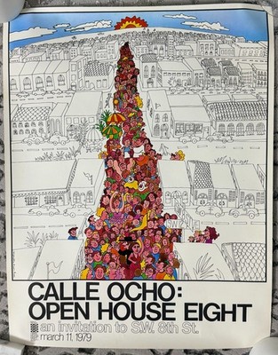 Calle Ocho ''Open House 8'' Vintage Poster (1979)
