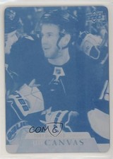 2020-21 Upper Deck UD Canvas Printing Plate Cyan 1/1 Anthony DeAngelo Tony a3q