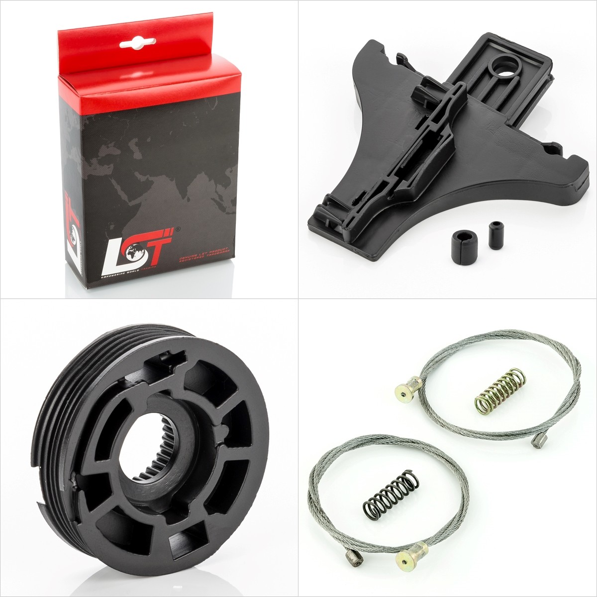 Window Regulator Repair Kit Rear Left - for SKODA SUPERB 3U4