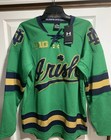 Men's Under Armour White Notre Dame Fighting Irish Team Replica Hockey Jersey S