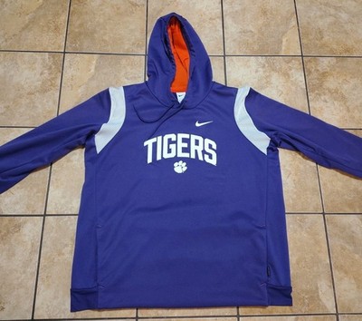 Clemson Tigers Football Nike On Field Therma Fit Hoodie Sweatshirt Men's 2XL XXL