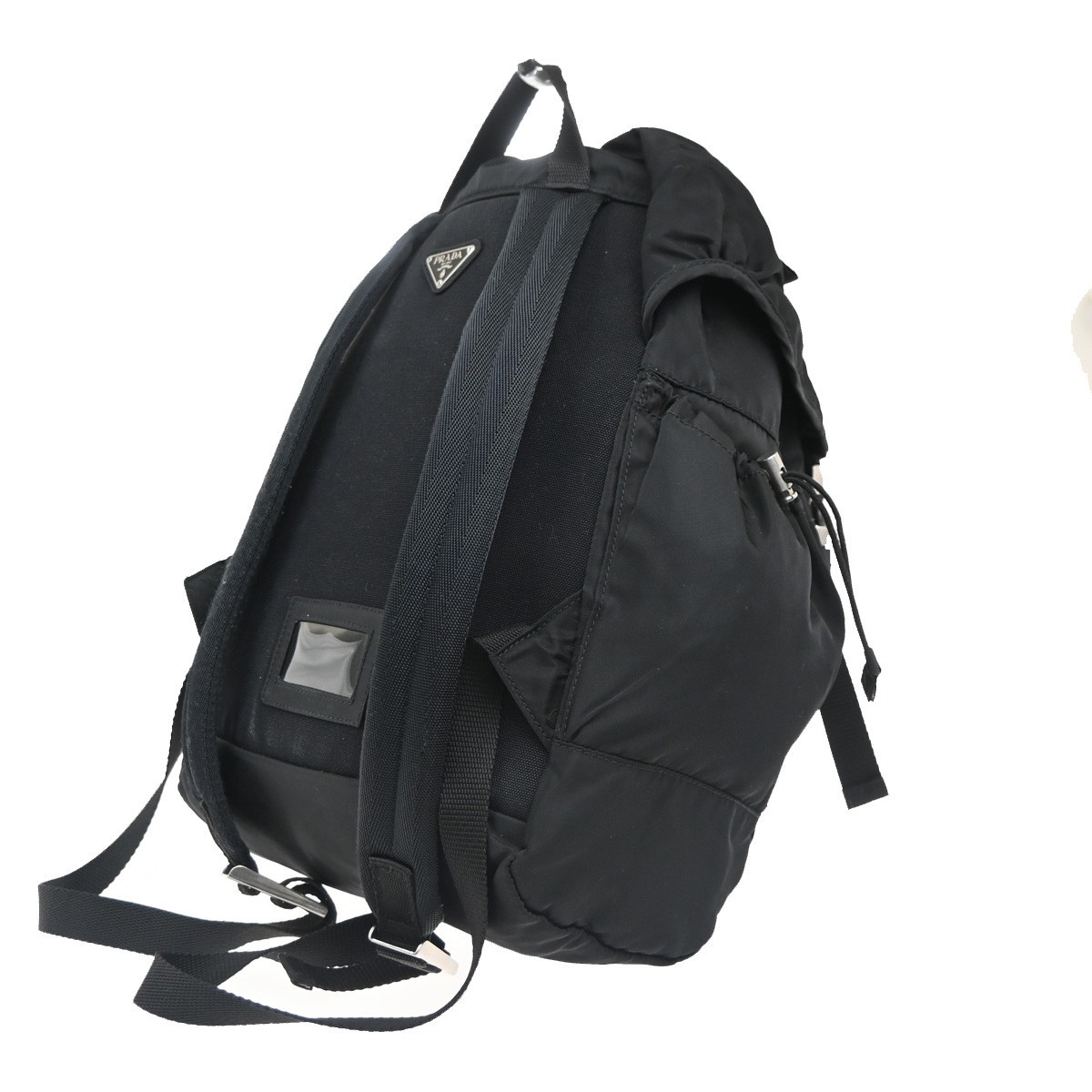 PRADA Logo Tessuto Drawstring Back Pack Bag Nylon Canvas  display picture 2