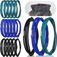 18 Pieces Trash Can Bands Rubber Garbage Can Bands 13-30 Gallon Trash Box Garbag