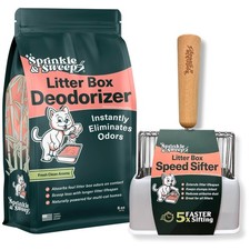 Sprinkle  Sweep Litter Box Deodorizer - Cat 4 Ounce Pack of 2 